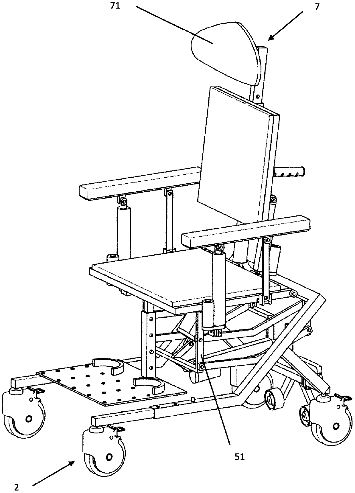 Multifunctional indoor movable chair