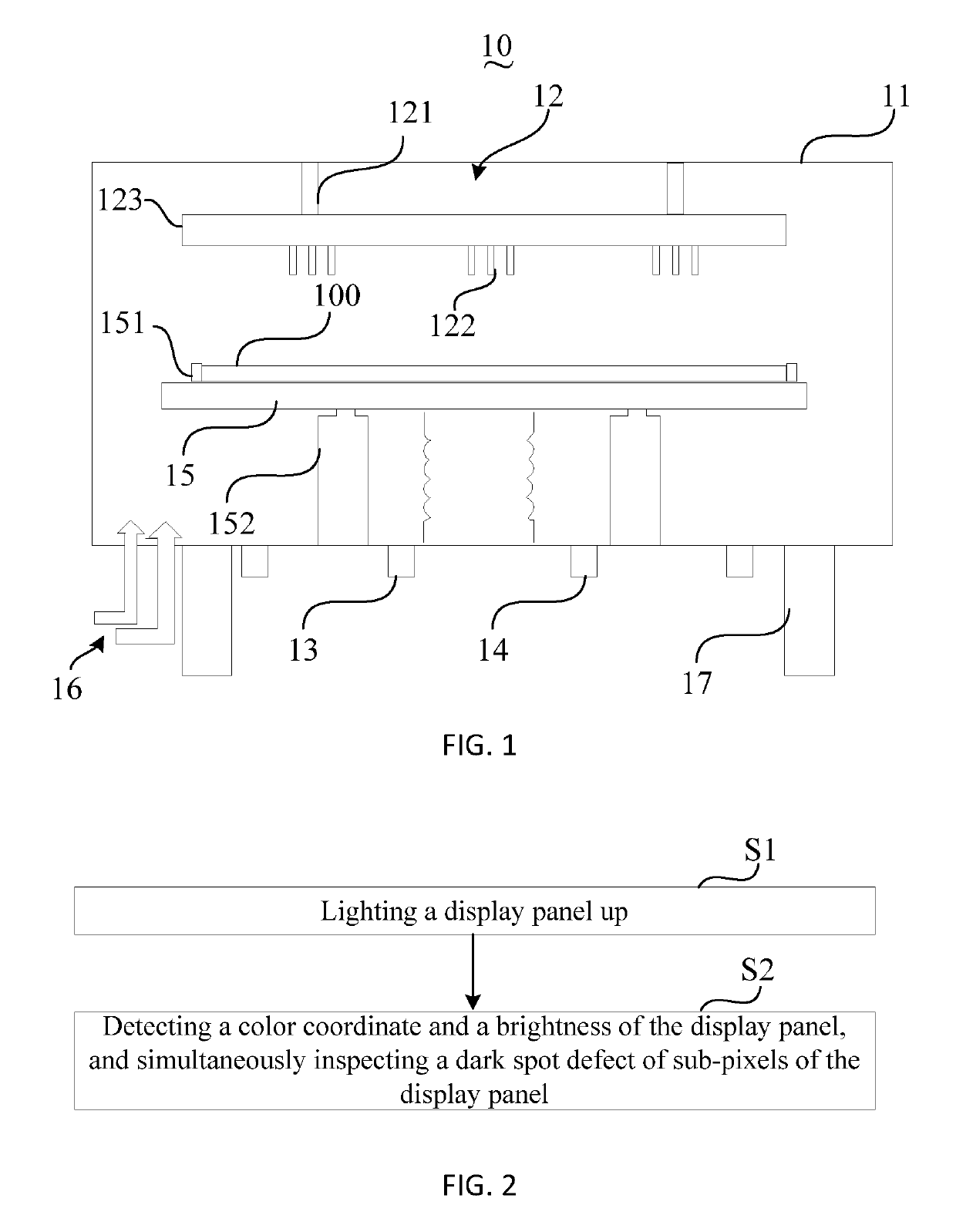 Aging test system for display panel and aging test method for the same