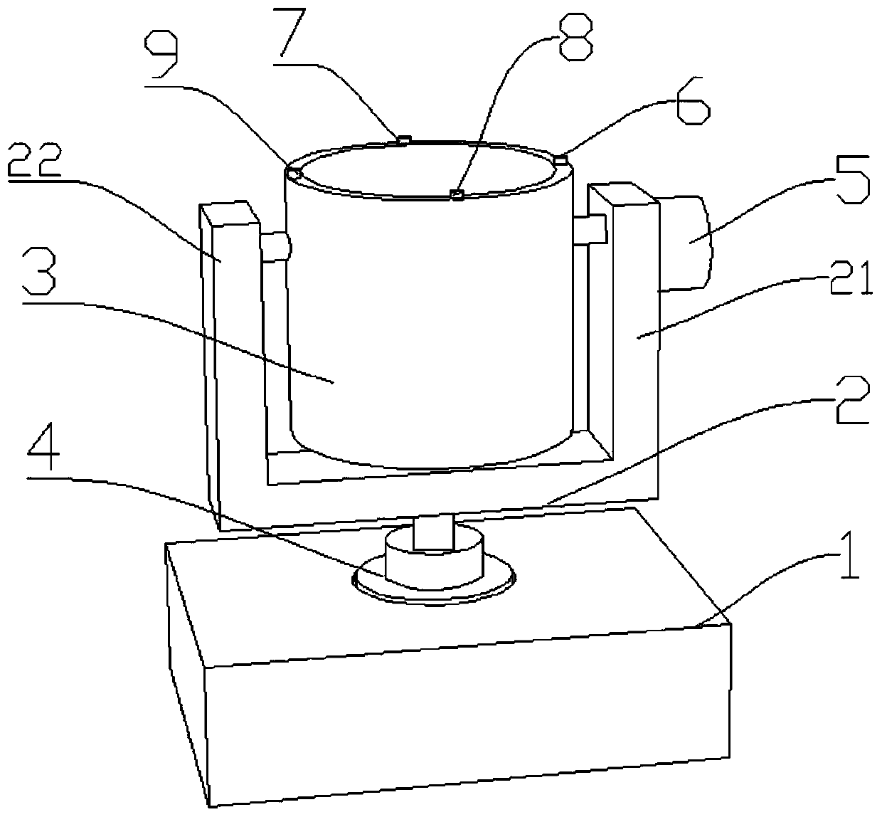 Flower rack capable of automatically facing sun