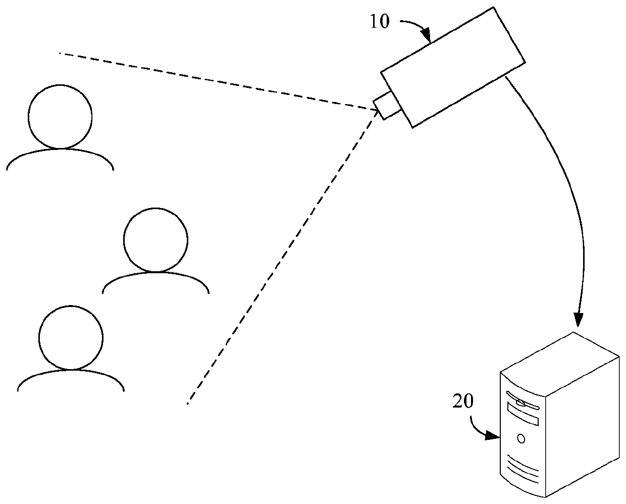 Target face picture extraction method and device and terminal equipment