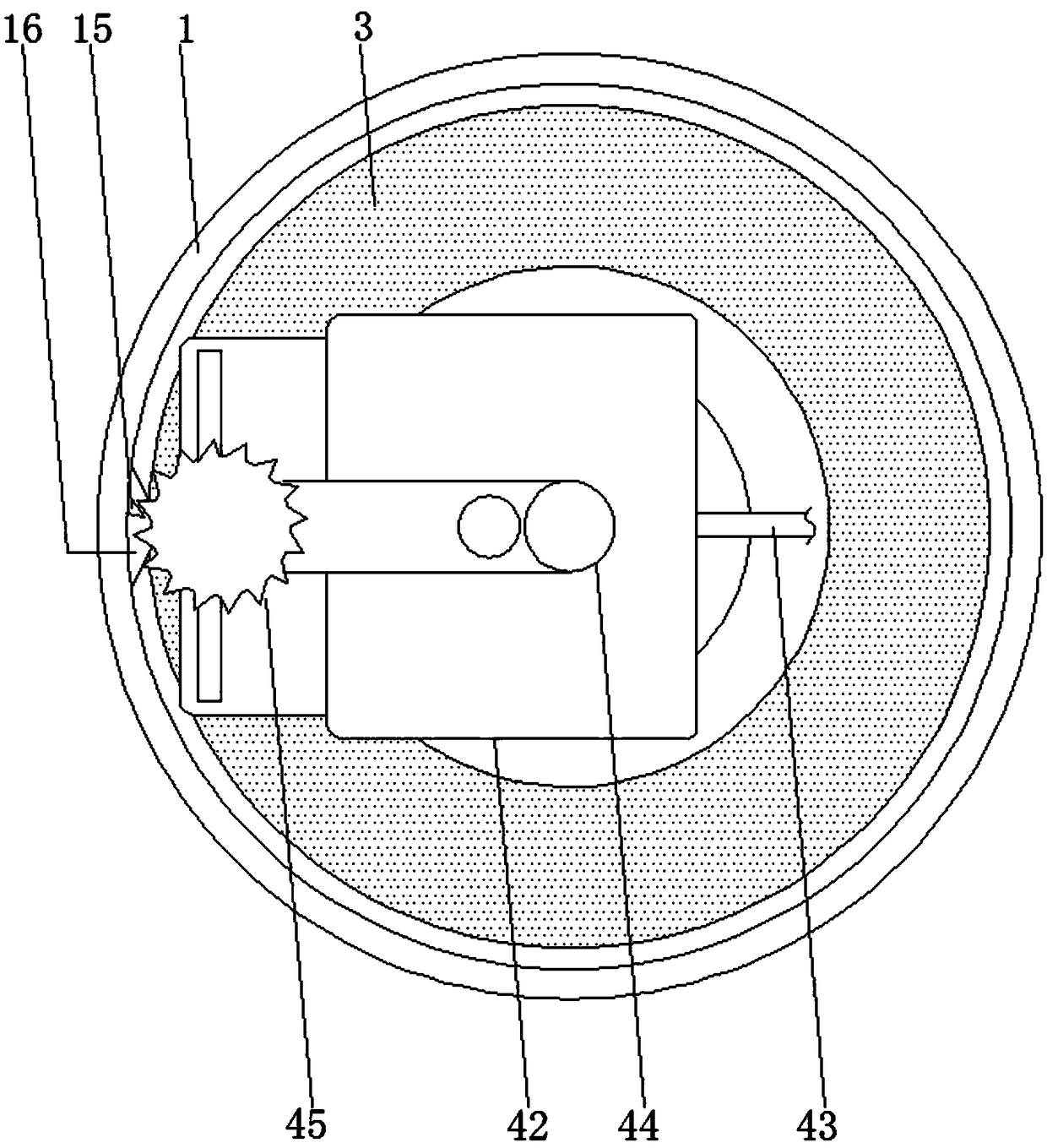 An adjustment method of an adjustable autotransformer that automatically locks the length of the carbon brush arm