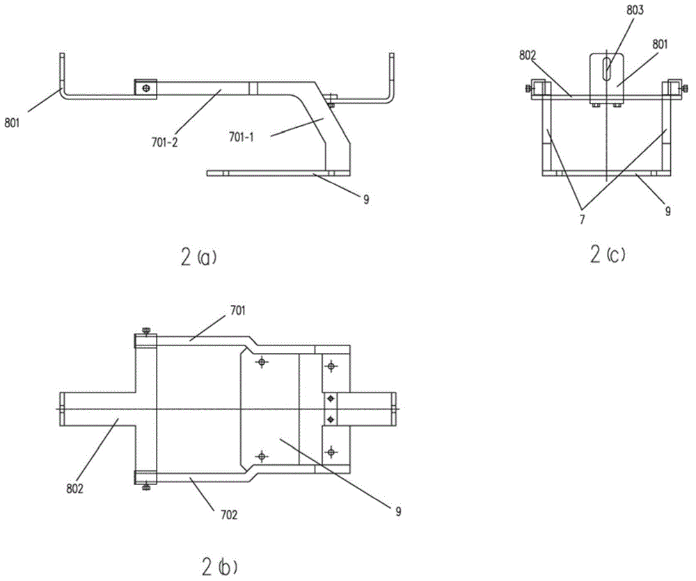 Supporting device for assembling/disassembling non-penetrable divided axle