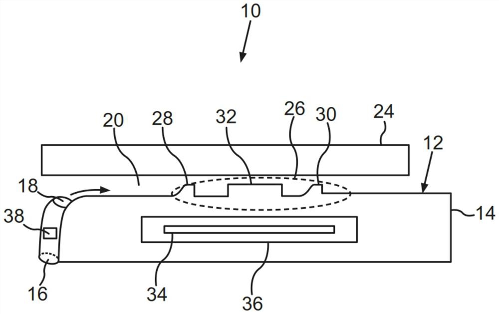 Charging device for wirelessly charging electrical energy store of mobile terminal device of vehicle and vehicle having charging device