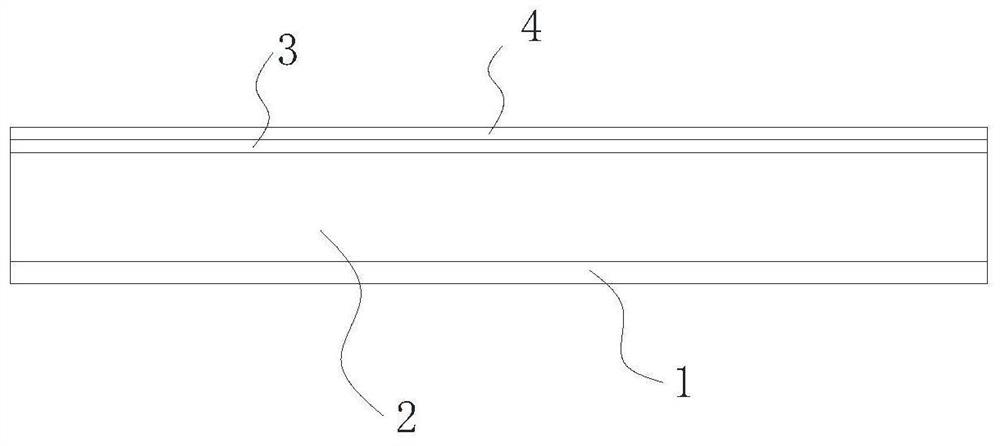 Rubbing-resistant quick packaging film with metal effect and production process thereof