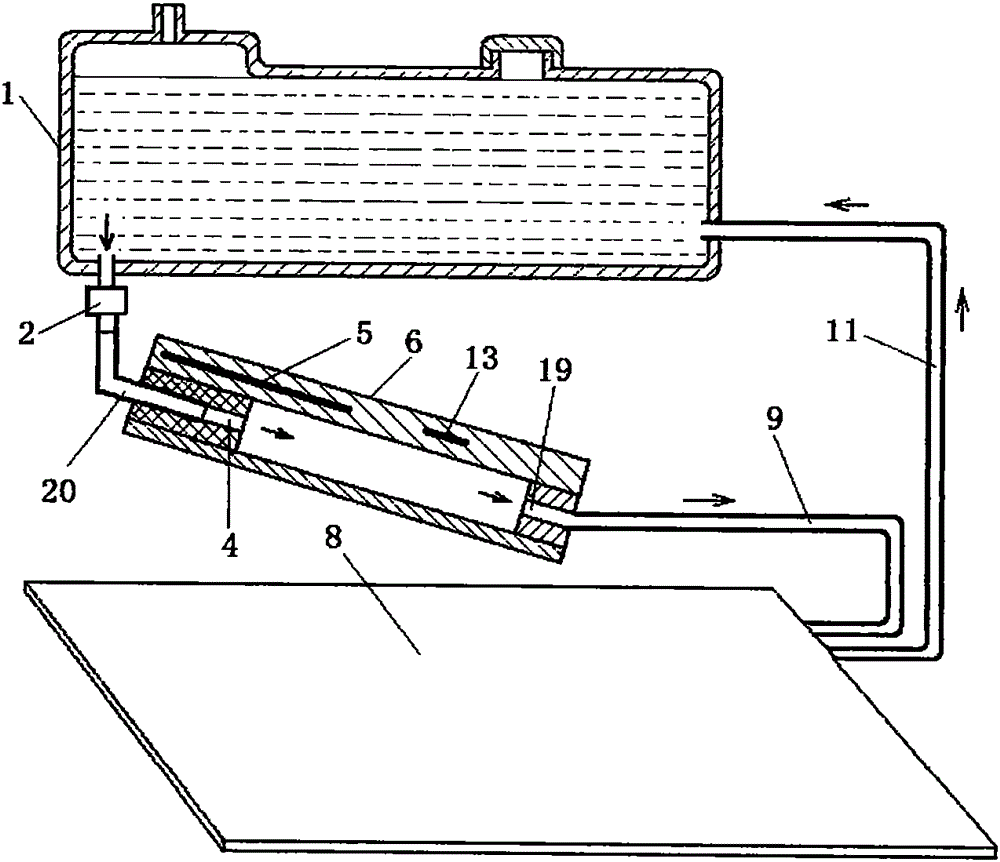 Heat-energy water circulation system