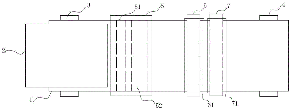 Dust cleaner used for processing planks