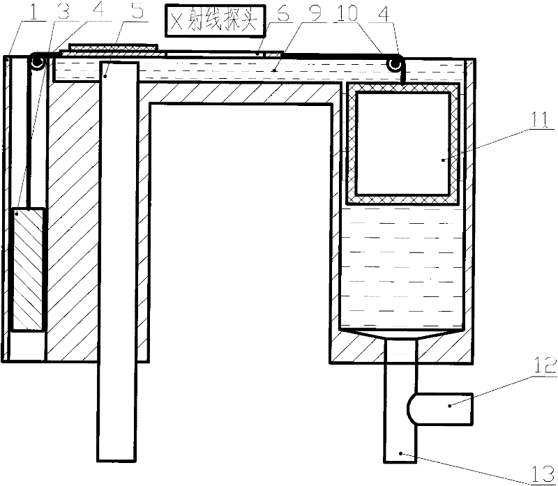 Online sampling device and online sampling method for X-ray fluorescent spectrograph