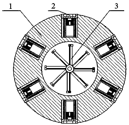 Hydraulic type piezoelectric-electromagnetic combined power generation system