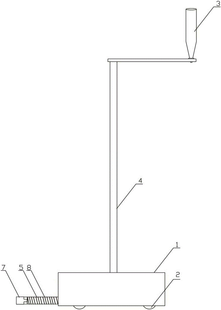 Cart for operating high-voltage switch cabinet handcart