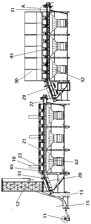 Tea grinding oven