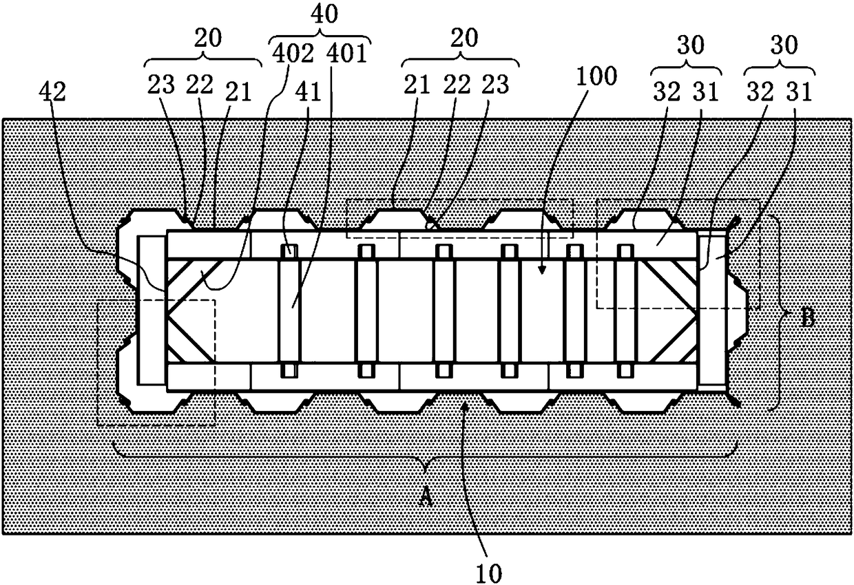 Steel sheet pile dewatering well structure