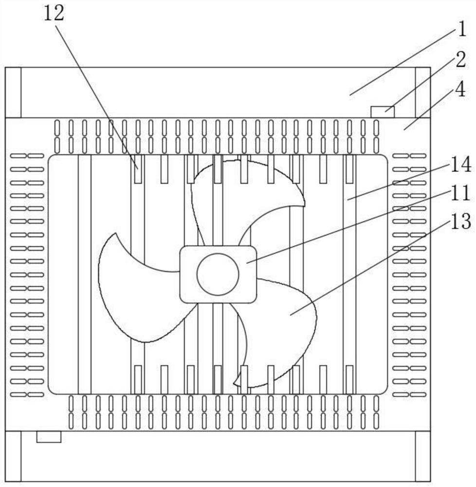 A radiator structure for engineering equipment that is convenient for assembly and cutting and replacement of cooling fluid