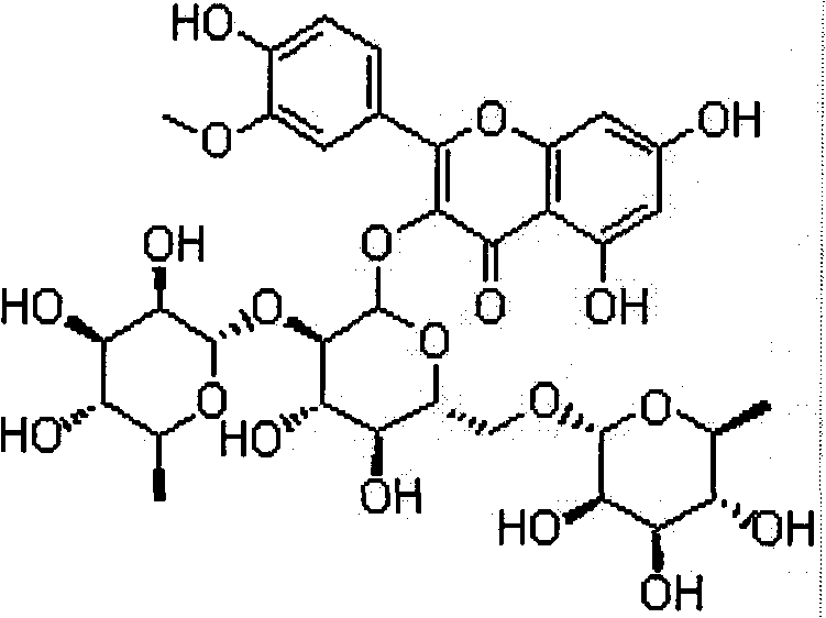 Separation and preparation process of high-purity typhaneoside