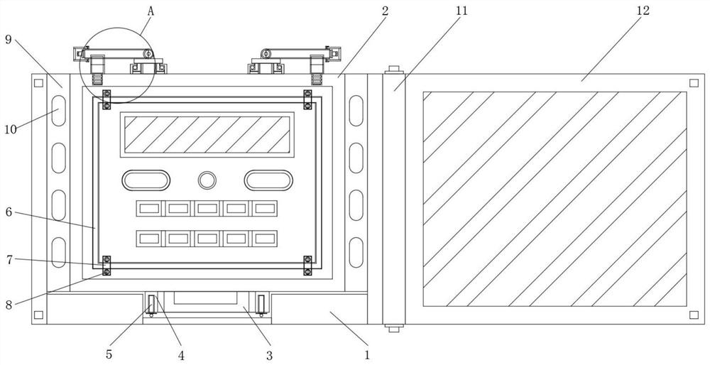 An air purification filter cloth detection device