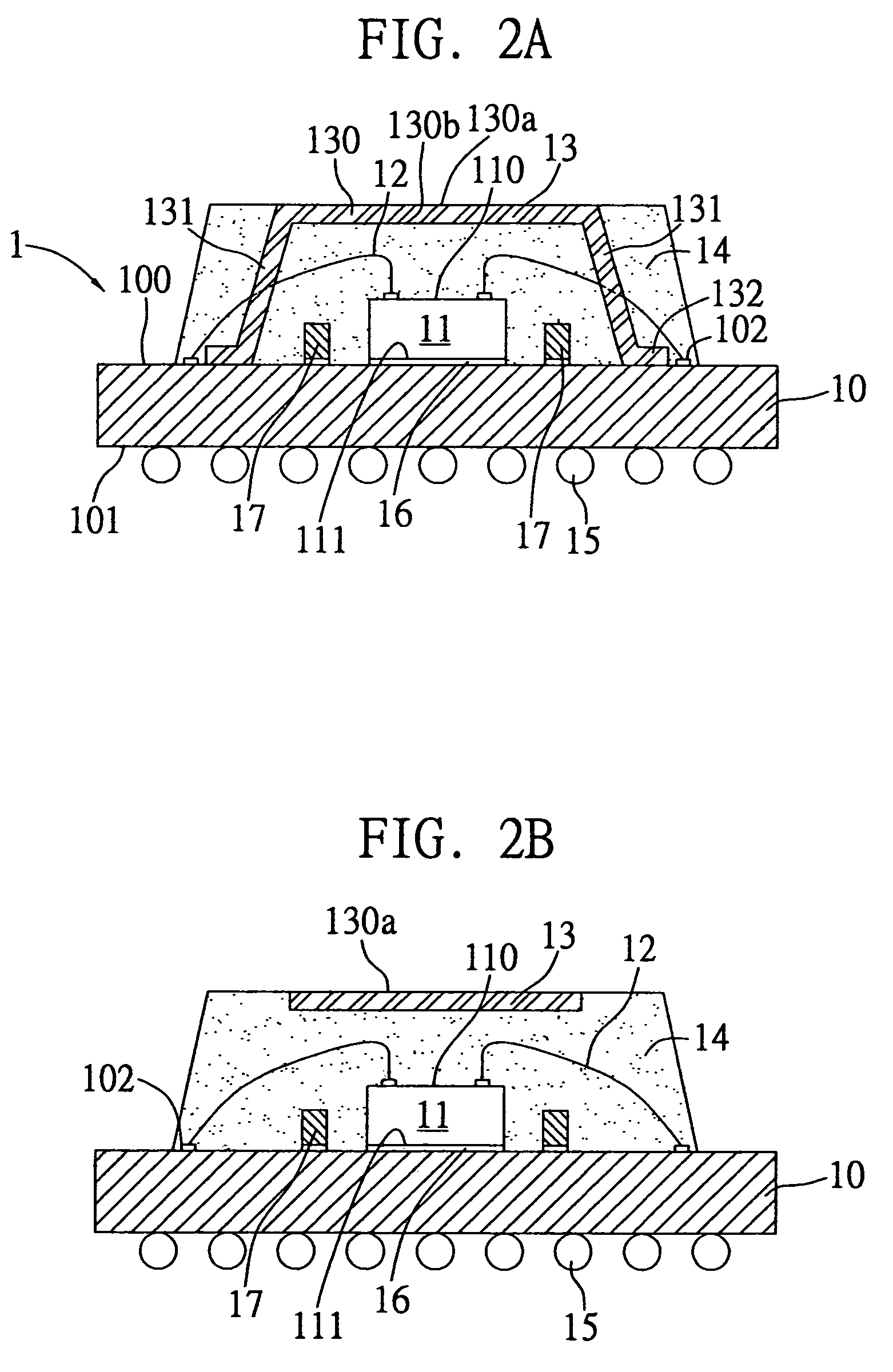 Semiconductor package with heat dissipating structure