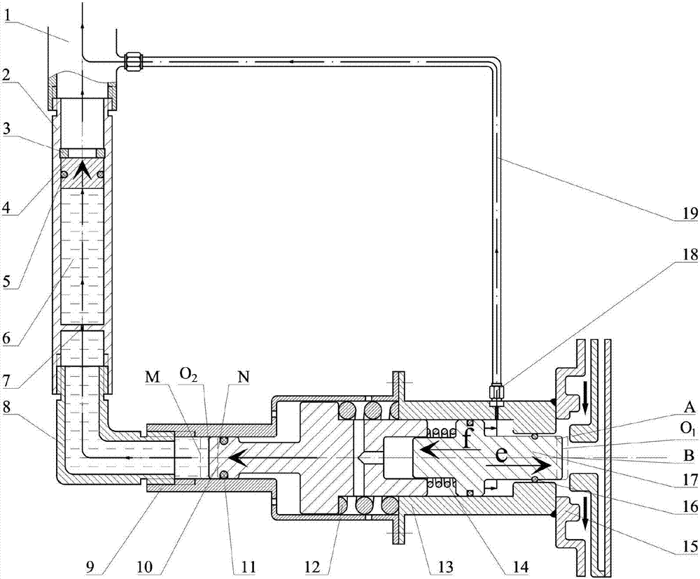 Pneumatic adjustable damping control valve