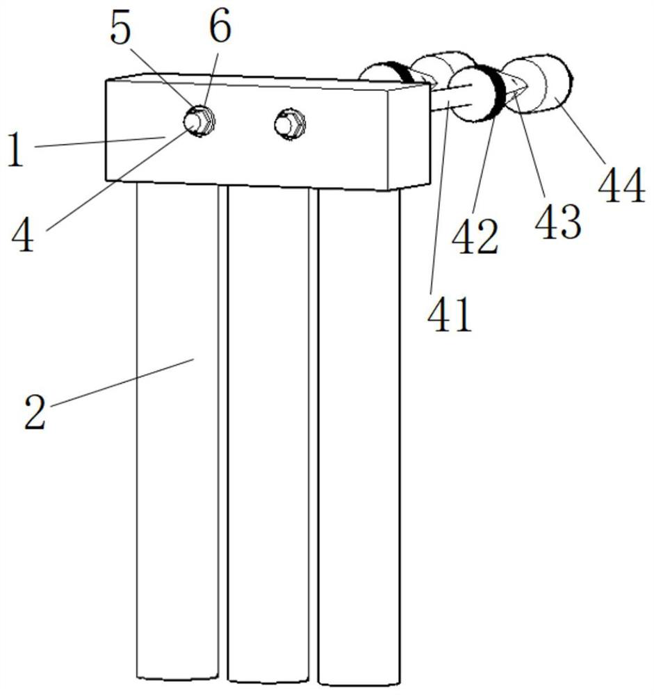 A kind of foundation pit supporting structure and construction method thereof