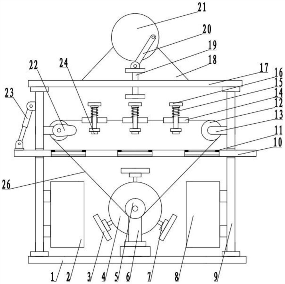 Stamping die for automobile part machining