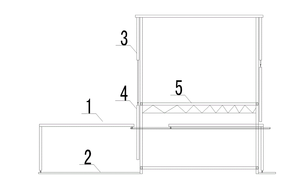 Double-station heater for thermoplastic material