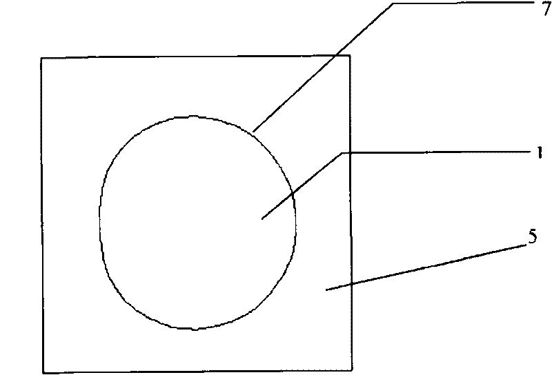 Non-annular cavity type semiconductor laser