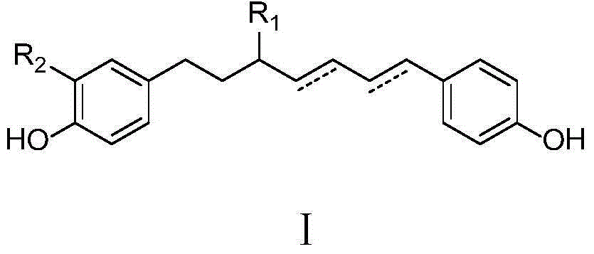 Use of diarylheptanoid compound in preparation of drug or food for preventing and treating psoriasis