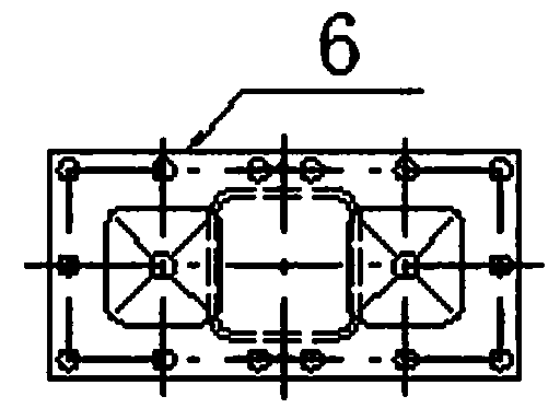 Double-head steel structure vertical column