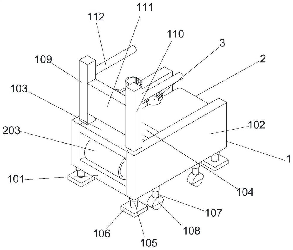 Neurology lower limb rehabilitation device with soothing function