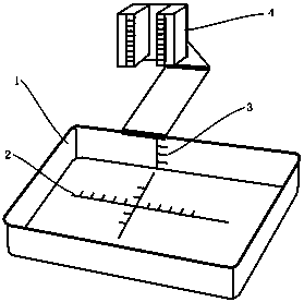 Surgical tray with scaleplate and camera bracket