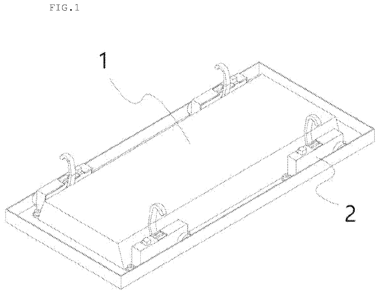 Brackets of embedded lamp