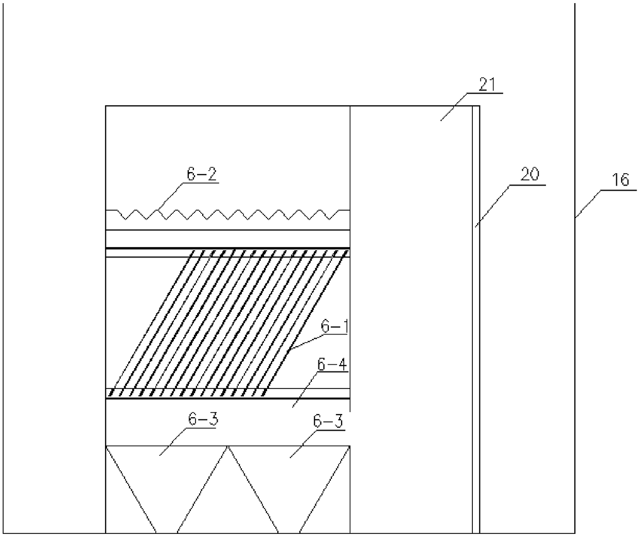 Micro-aerobic environment moving bed biological film reaction device and method for utilizing same to treat coal gas wastewater