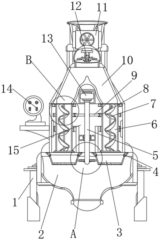 Down adsorption device for down jacket processing