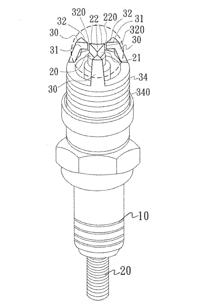 Symmetric pair extremely-strong electric field discharge type spark plug