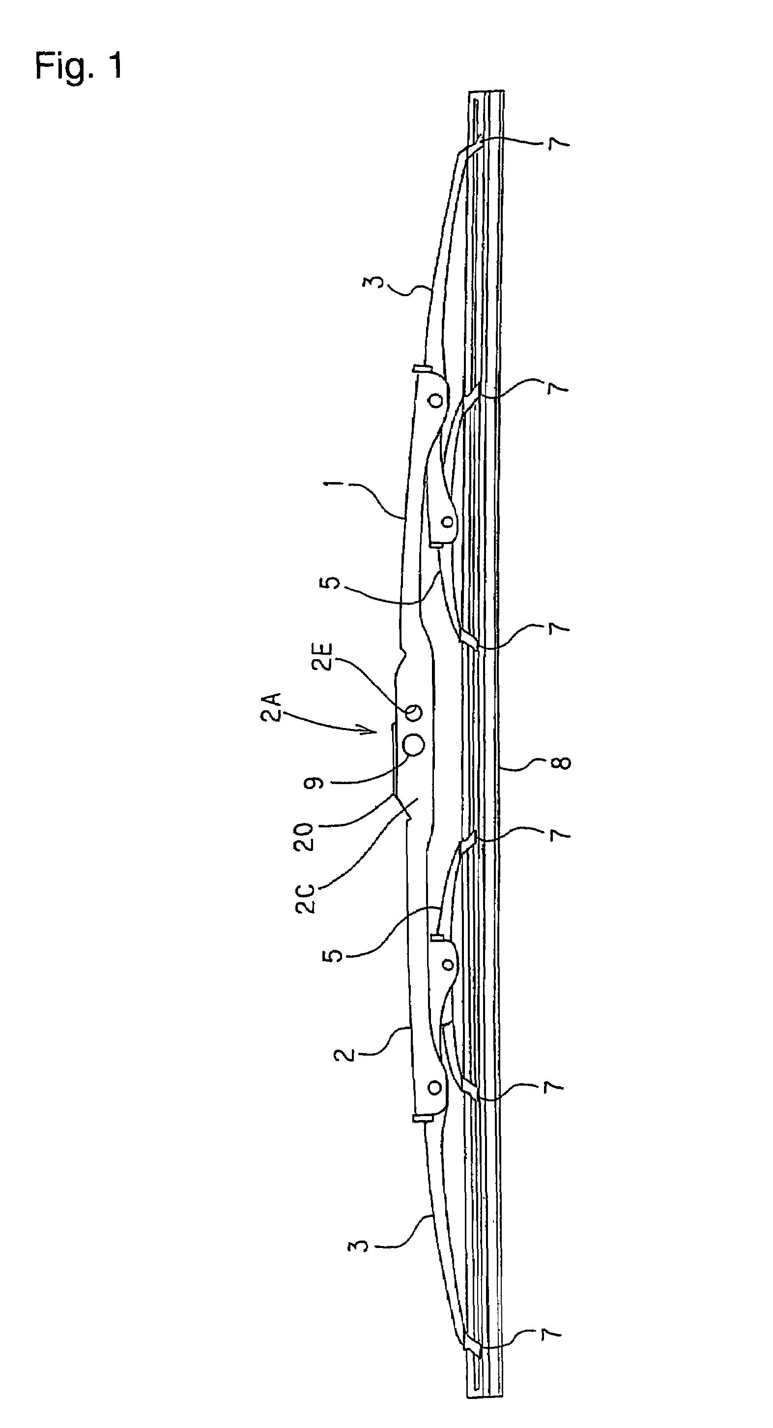 Connector for securing wiper blade to wiper arm and wiper blade assembly