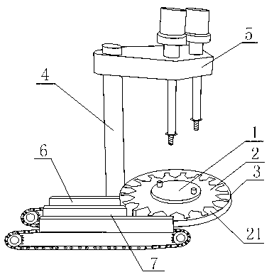 Filling machine for amoxicillin sodium and sulbactam sodium medicine powder used for injection