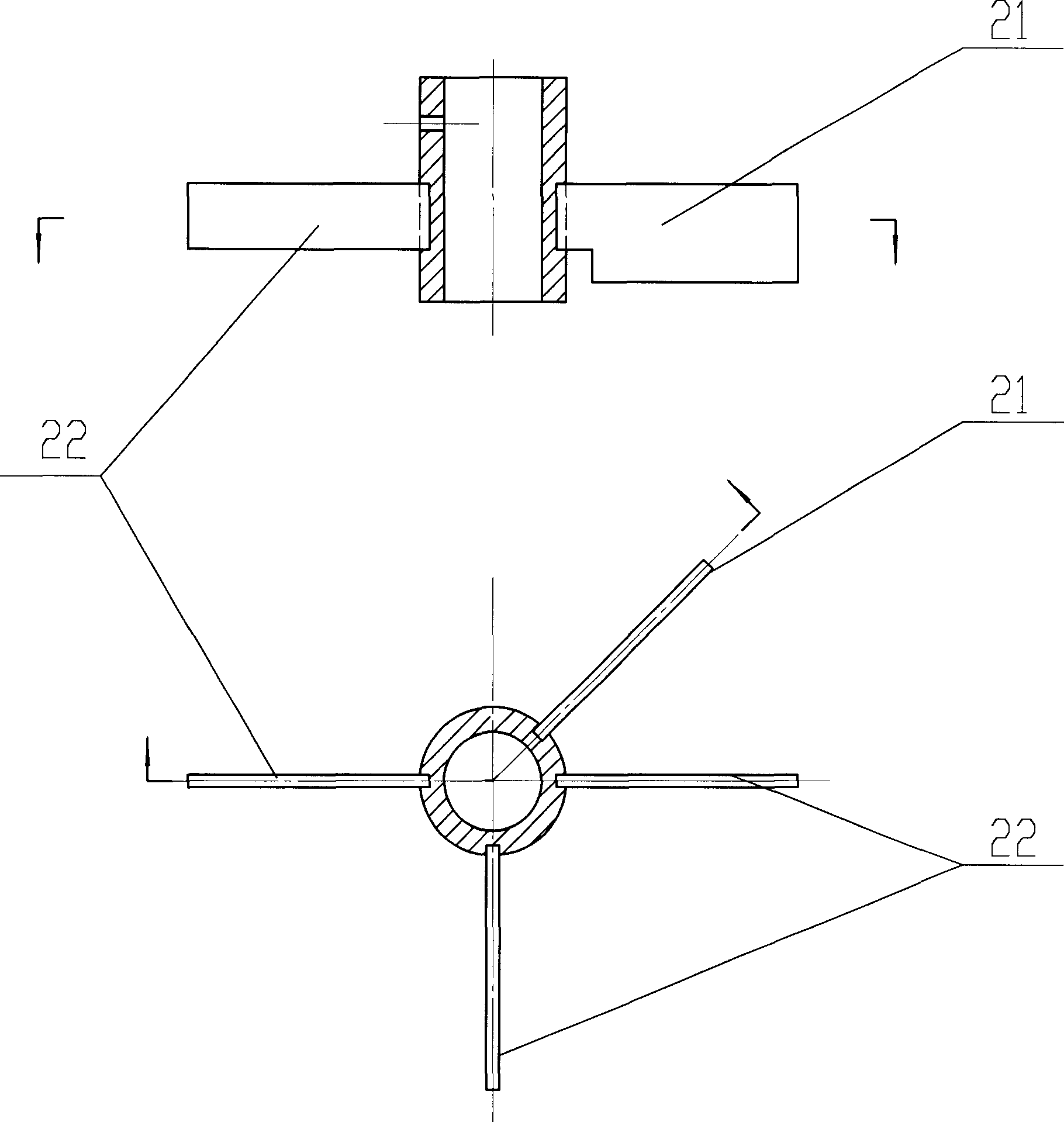 Continuous high temperature gas solid reactor