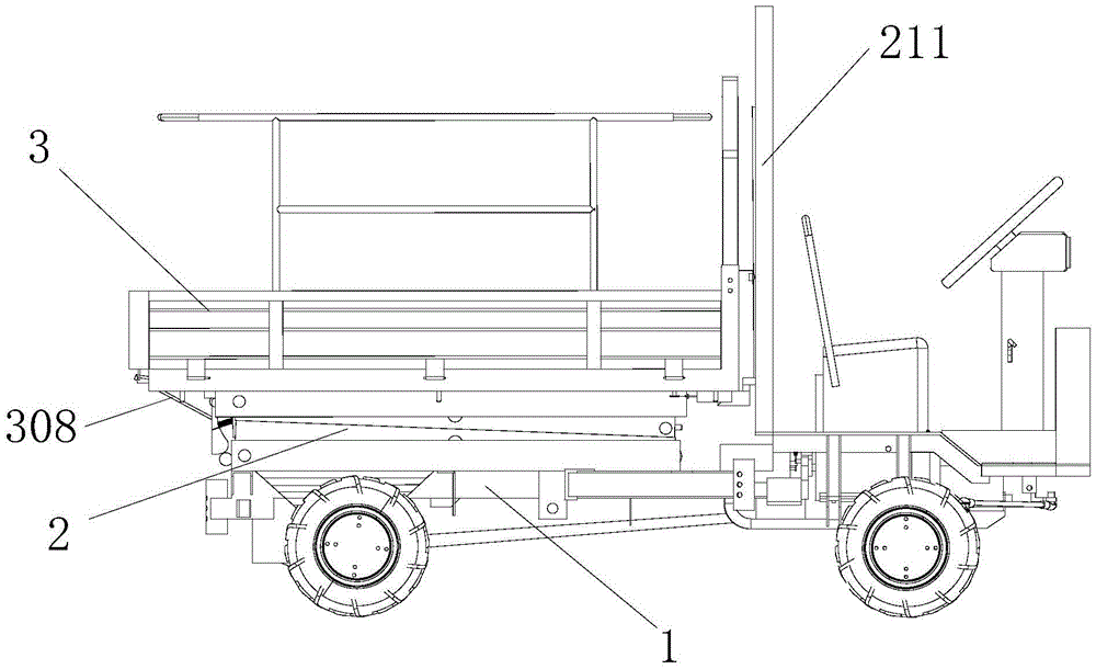 A kind of mountain multifunctional transport vehicle