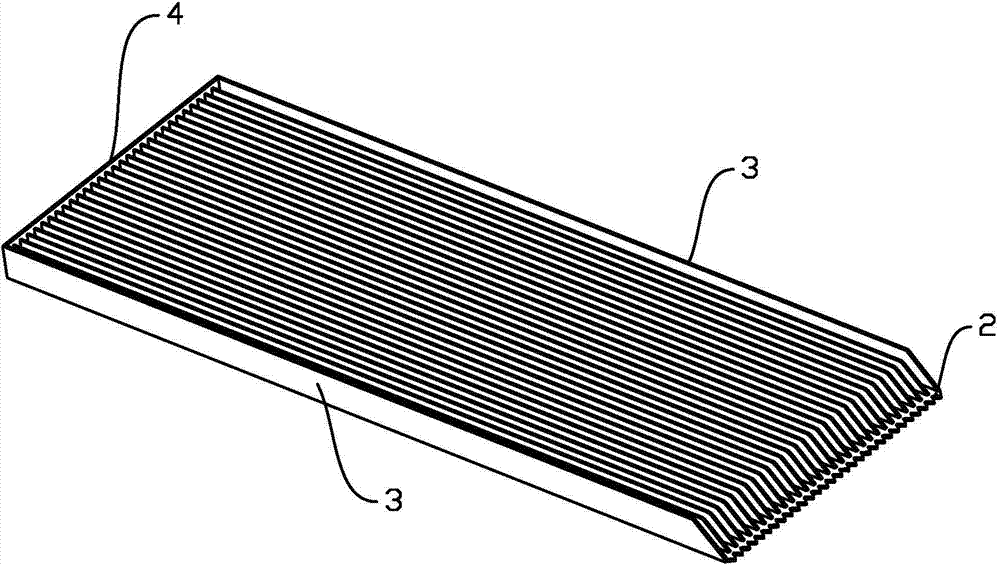 Heat dissipation belt collecting box