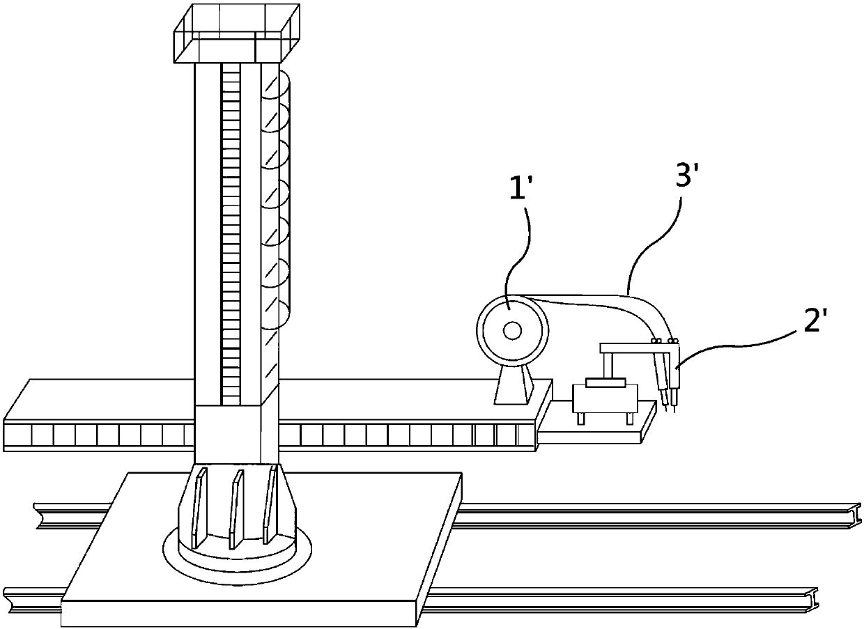 Wire reel and double-wire submerged arc automatic welding equipment with same