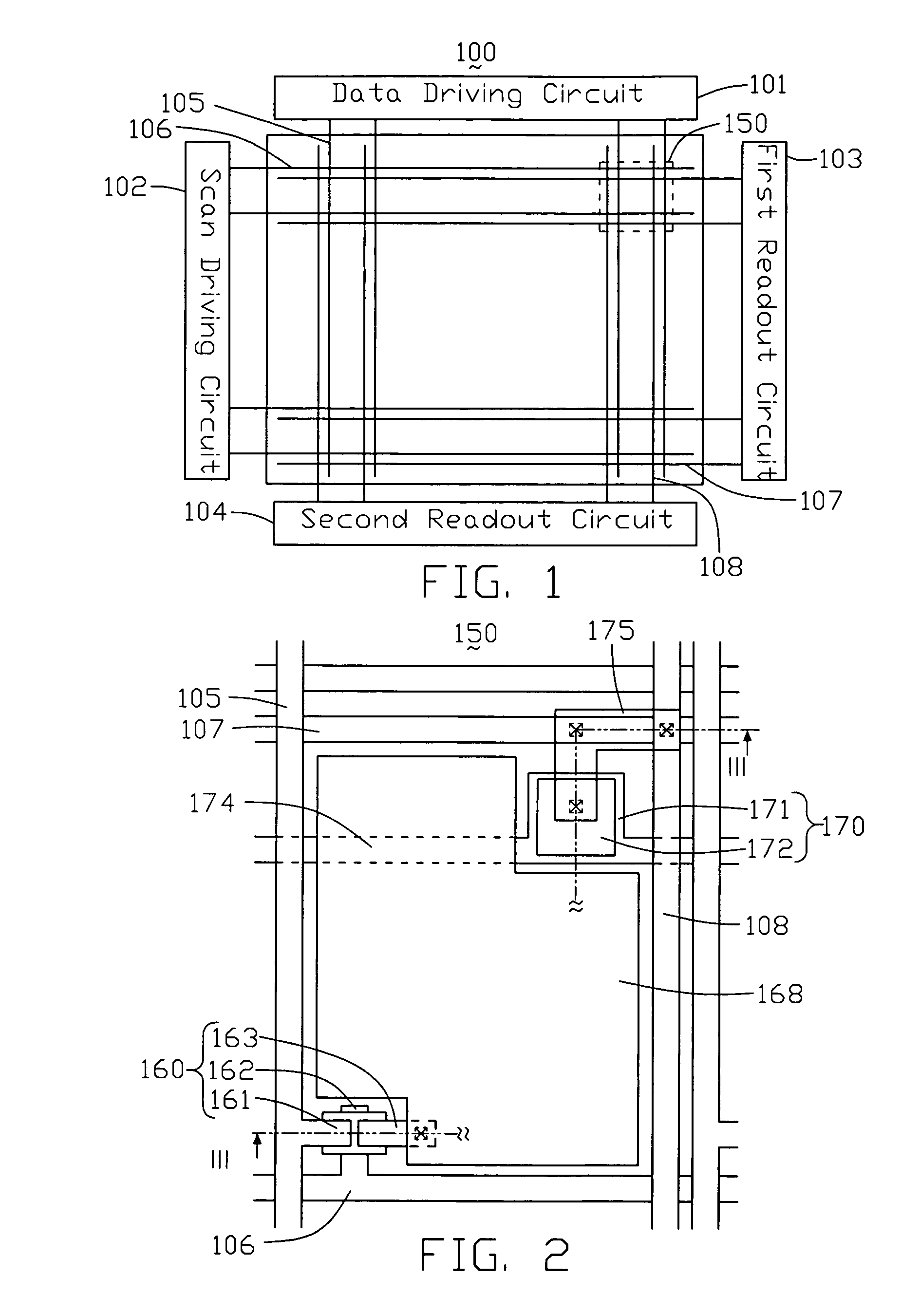 Touch-sensitive liquid crystal display device with built-in touch mechanism