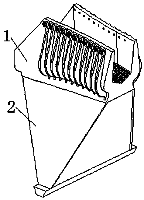 Separate combined loose cable saddle and its installation method