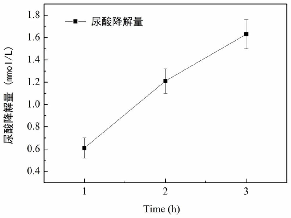 Lactobacillus gasseri lg08 capable of degrading uric acid and its application