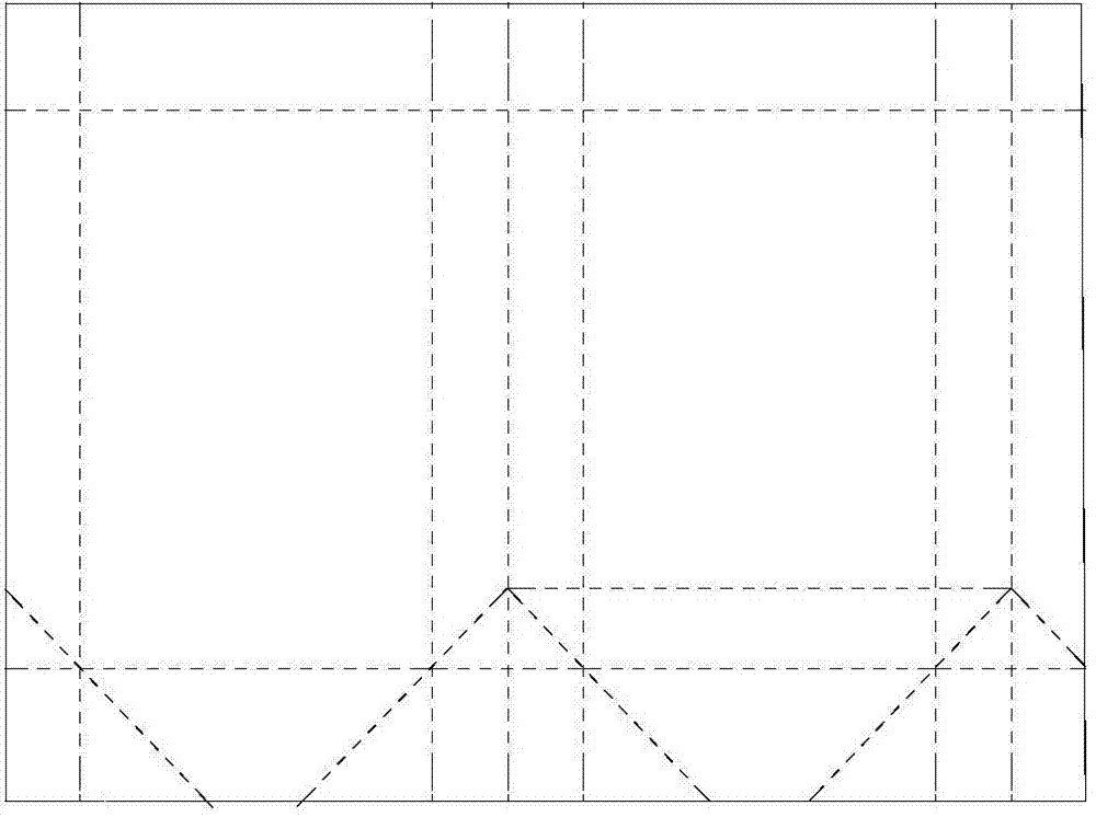 Handbag sheet, semi-finished handbag automatic production apparatus and semi-finished handbag automatic production method