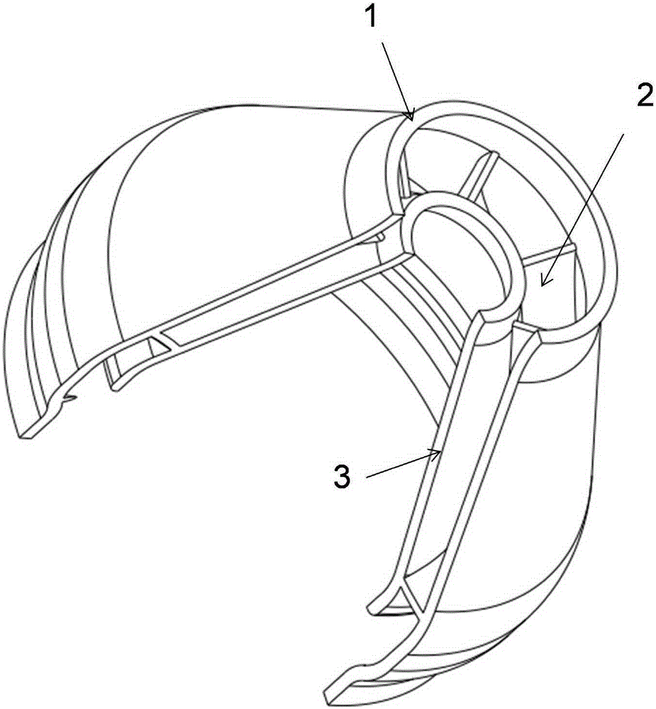 Designing method for hydraulic power of space guide-blade centrifugal pump