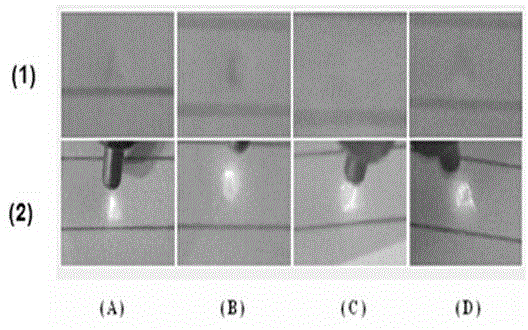 Cantilever type marking pen based on water-soluble rare earth fluorescent nanometer material