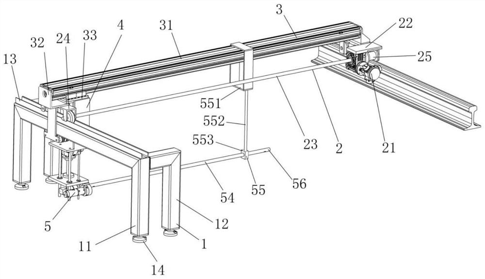 Ballastless track base plate post-cast strip bilateral breaking device, system and method