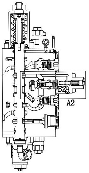 Control system and control method for improving leveling performance of excavator