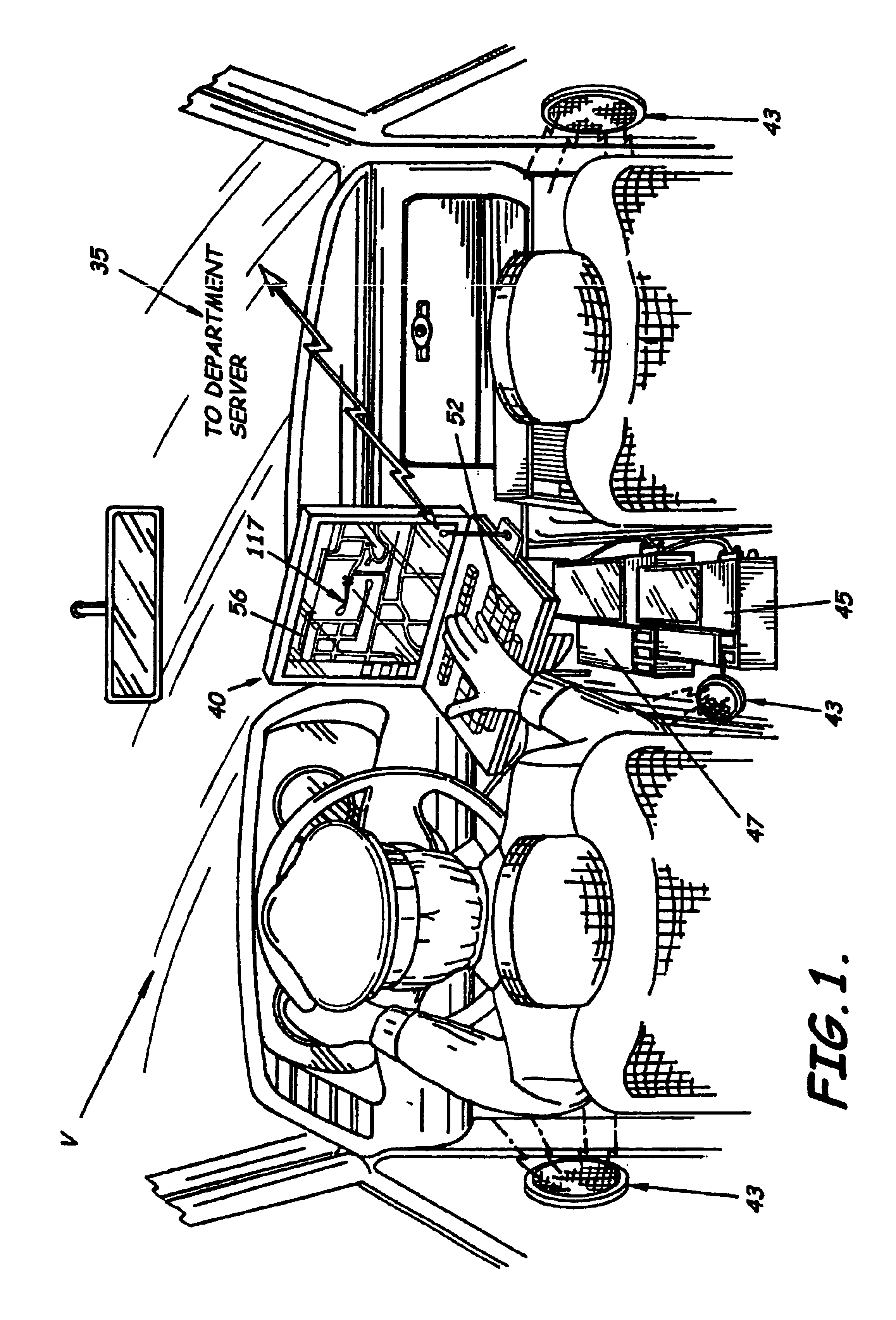 Apparatus for communicating with law enforcement during vehicle travel and associated methods