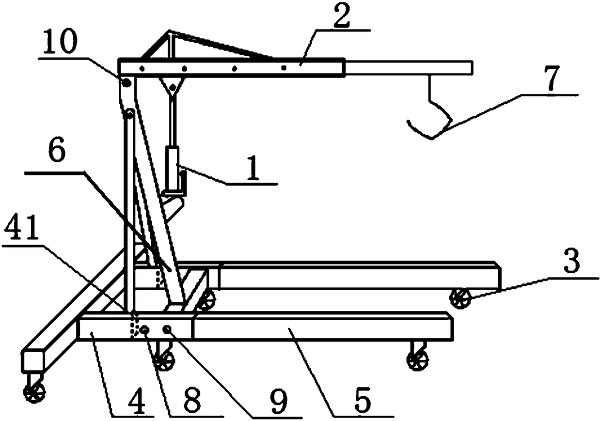 A special lifting and maintenance tool for handcart circuit breakers in the switch room