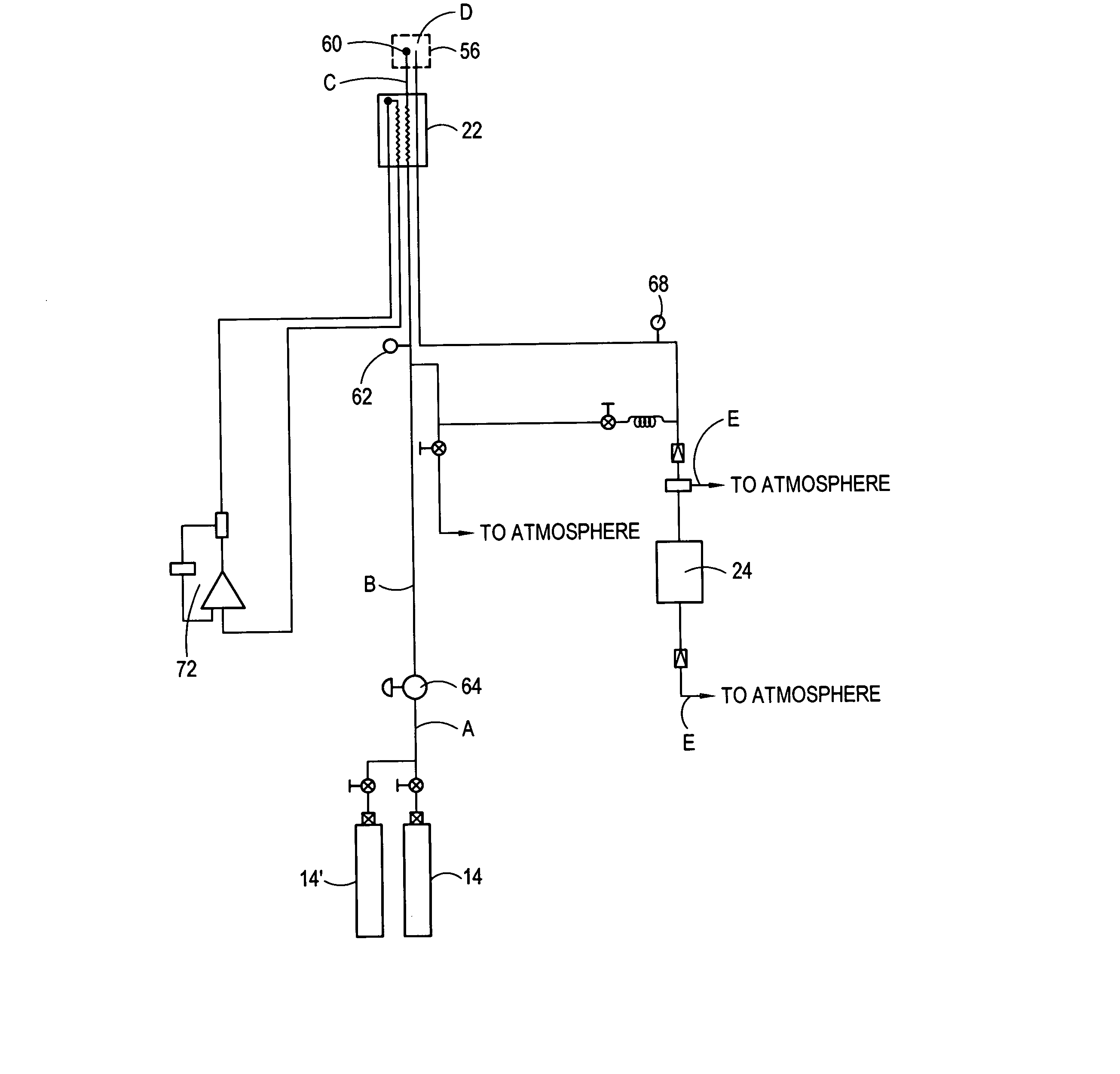 Refrigeration source for a cryoablation catheter