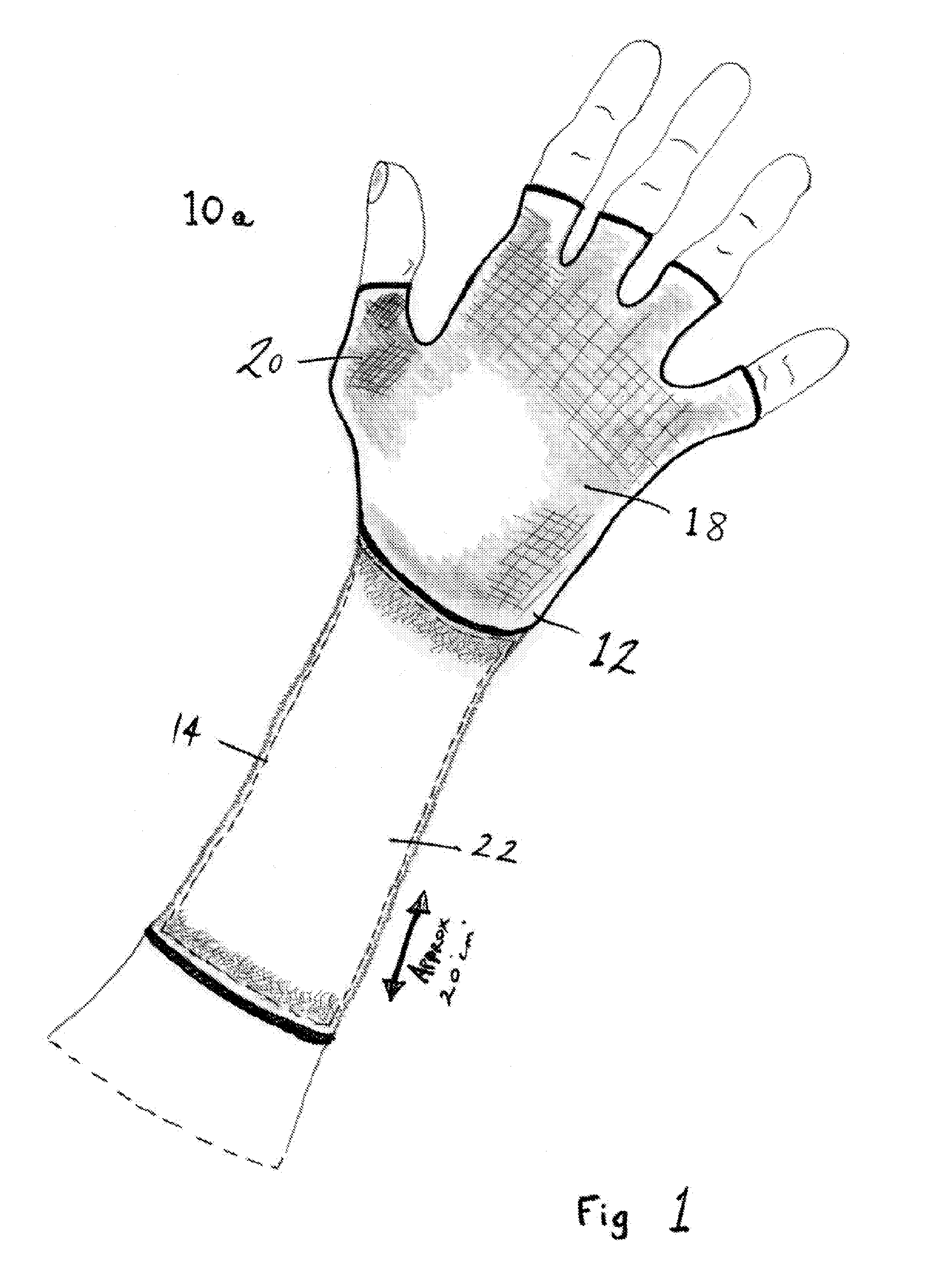 Glove for Sports People and Tradesmen